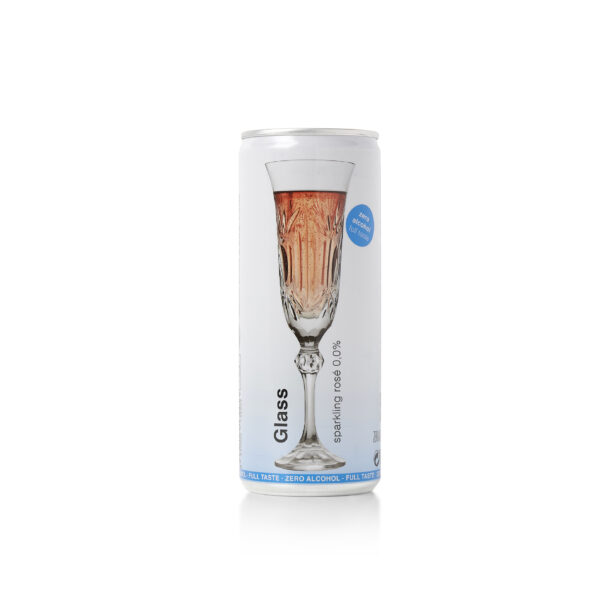 GL GLASS CANNED WINES ESPUMOSO ROSADO SIN ALCOHOL C24