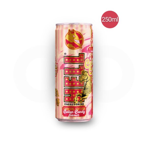 AL HELL ENERGY DRINK COTTON CANDY 250ML C24